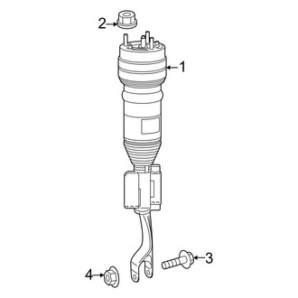 Mercedes-Benz OE - Front Suspension - Struts & Components (With Air Suspension)