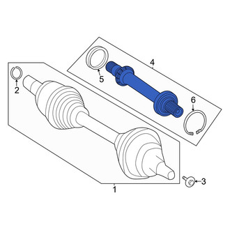Mercedes-Benz OE - Front CV Intermediate Shaft