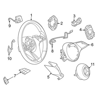 Mercedes-Benz OE - Steering Wheel & Trim (Standard Wheel)