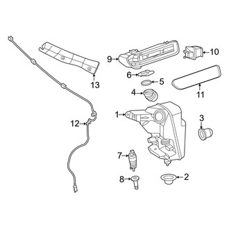 Mercedes-Benz OE - Windshield - Washer Components