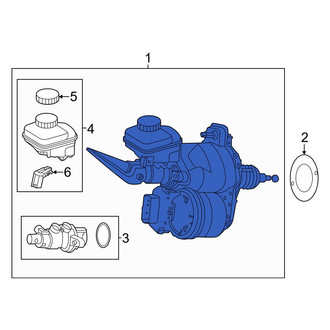 Mercedes-Benz OE - Power Brake Booster