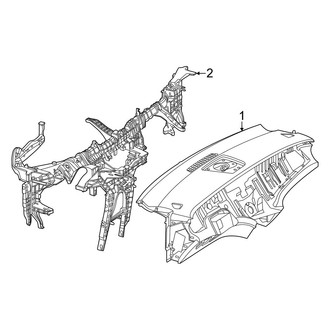 Mercedes-Benz OE - Instrument Panel (W/O Hyperscreen)