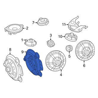 Mercedes-Benz OE - Front Speaker Cover