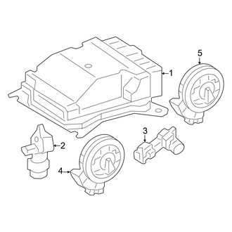 Mercedes-Benz OE - Restraint Systems - Air Bag Components (Modules & Sensors)