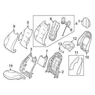 Mercedes-Benz OE - Seats & Tracks - Passenger Seat Components