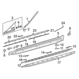 Mercedes-Benz OE - Pillars, Rocker & Floor - Exterior Trim