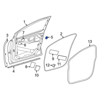 Mercedes-Benz OE - Front Door Plug