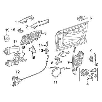 Mercedes-Benz OE - Front Door - Lock & Hardware