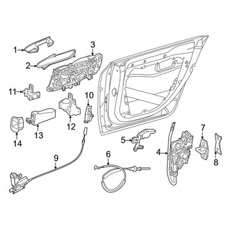 Mercedes-Benz OE - Rear Door - Lock & Hardware