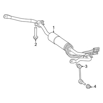 Mercedes-Benz OE - Rear Suspension - Stabilizer Bar & Components (With AMG Active Ride Control)