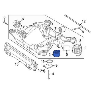 Mercedes-Benz OE - Rear Forward Suspension Crossmember Insulator