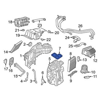 Mercedes-Benz OE - Instrument Panel Air Duct Seal