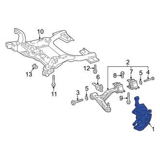 Mercedes-Benz OE - Front Right Steering Knuckle