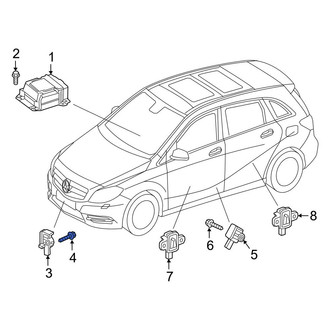Mercedes-Benz OE - Air Bag Impact Sensor Bolt