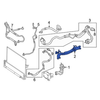 Mercedes-Benz OE - A/C Refrigerant Suction Hose