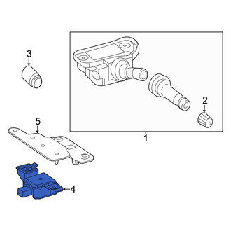 Mercedes-Benz OE - Tire Pressure Monitoring System (TPMS) Control Module