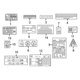 Mercedes-Benz OE - Information Labels - Labels