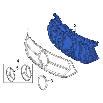 Mercedes-Benz OE - Front Grille Reinforcement