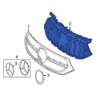 Mercedes-Benz OE - Front Grille Reinforcement