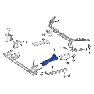 Mercedes-Benz OE - Front Right Frame Side Member