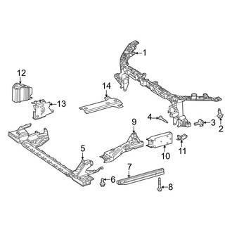 Mercedes-Benz OE - Radiator Support