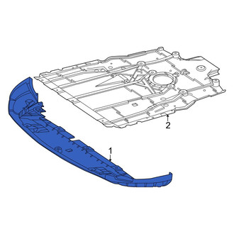 Mercedes-Benz OE - Front Radiator Support Splash Shield
