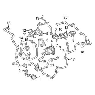 Mercedes-Benz OE - Cooling - Hoses & Lines (Front)