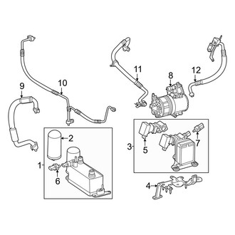 Mercedes-Benz OE - Air Conditioner & Heater - Condenser, Compressor & Lines