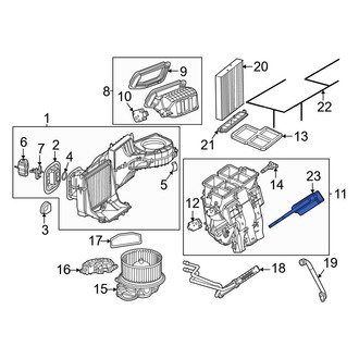 Mercedes-Benz OE - HVAC Heater Core Heater Element