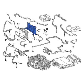 Mercedes-Benz OE - Drive Motor Inverter Bracket