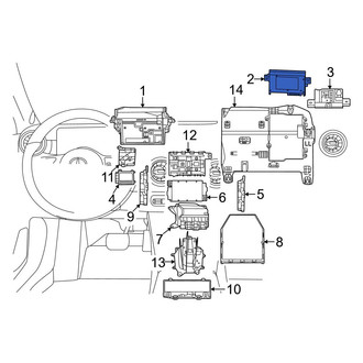 Mercedes-Benz OE - Lighting Control Module