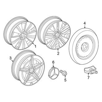 Mercedes-Benz OE - Wheels (18" Wheels)
