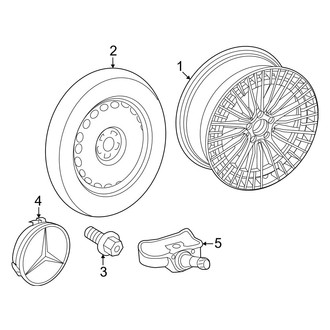 Mercedes-Benz OE - Wheels (20" Wheels)