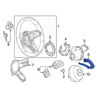 Mercedes-Benz OE - Front Lower Steering Wheel Trim