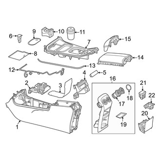 Mercedes-Benz OE - Center Console (Console and Components)