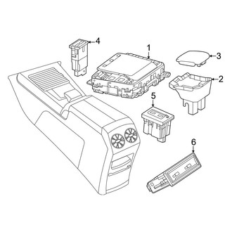 Mercedes-Benz OE - Center Console (Electrical Components)