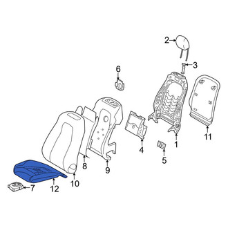 Mercedes-Benz OE - Front Right Seat Cushion Foam