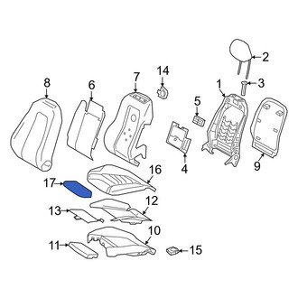 Mercedes-Benz OE - Front Left Forward Seat Cover