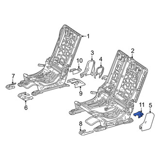 Mercedes-Benz OE - Seat Track Cover
