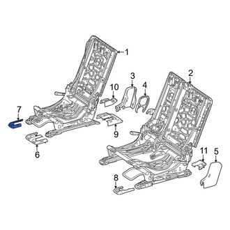 Mercedes-Benz OE - Seat Track Cover