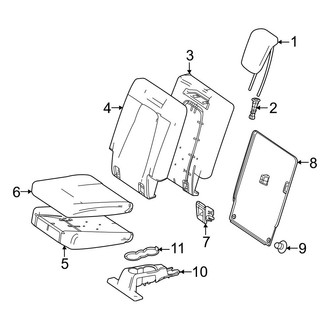 Mercedes-Benz OE - Seats & Tracks - Third Row Seats (Cover & Components)