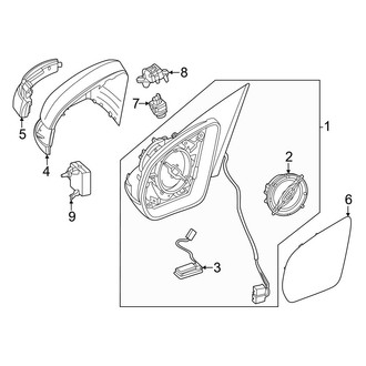 Mercedes-Benz OE - Front Door - Outside Mirrors