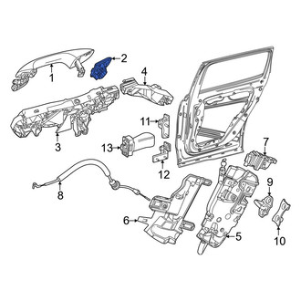 Mercedes-Benz OE - Front Left Exterior Door Handle Cover