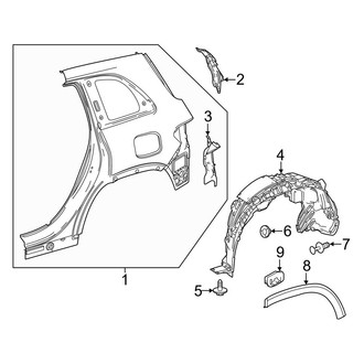 Mercedes-Benz OE - Quarter Panel & Components (Quarter Panel)
