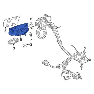 Mercedes-Benz OE - Drive Motor Battery Pack Charging Port Pocket