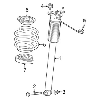 Mercedes-Benz OE - Rear Suspension - Shocks & Components