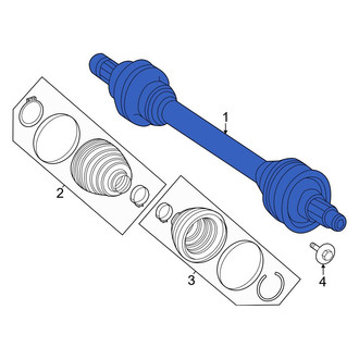 Mercedes-Benz OE - Front CV Axle Assembly
