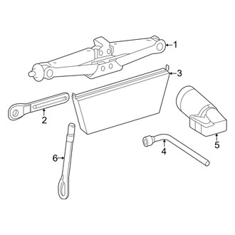 Mercedes-Benz OE - Rear Body & Floor - Jack & Components