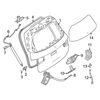 Mercedes-Benz OE - Lift Gate - Gate & Hardware