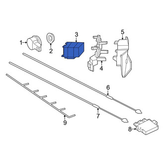 Mercedes-Benz OE - Rear Blind Spot Detection System Warning Sensor